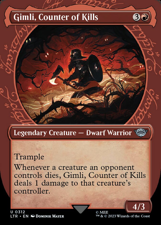Gimli, Counter of Kills Borderless