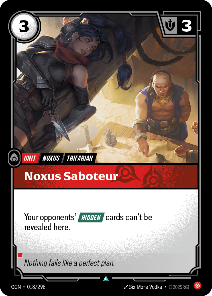 Noxus Saboteur Foil