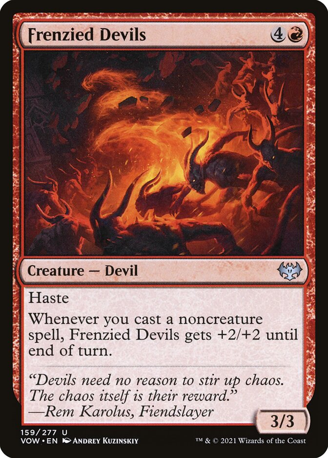 Frenzied Devils Foil