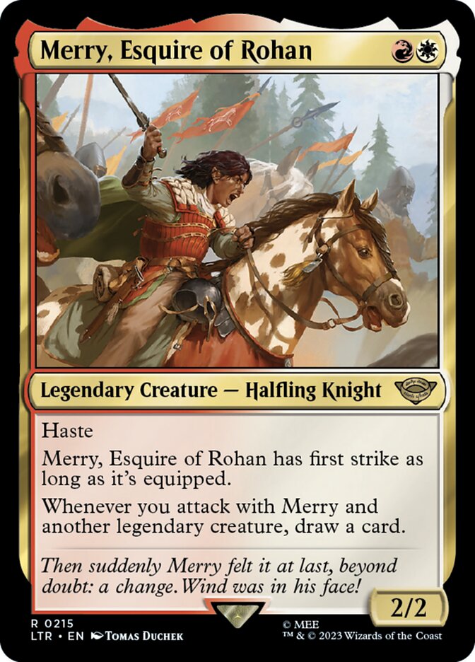 Merry, Esquire of Rohan Foil