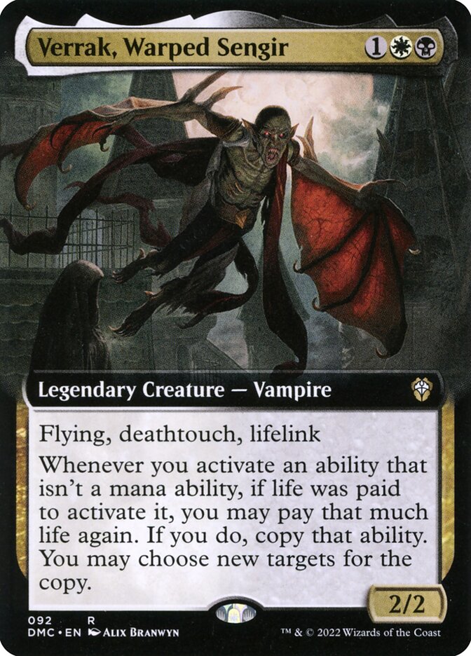 Verrak, Warped Sengir Extended Art