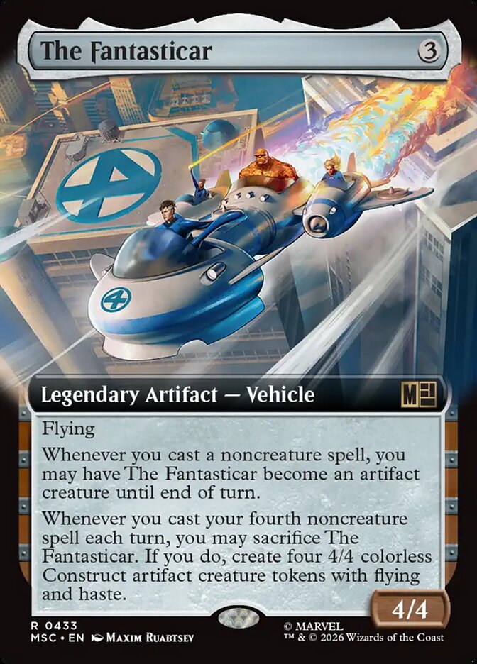 The Fantasticar Extended Art