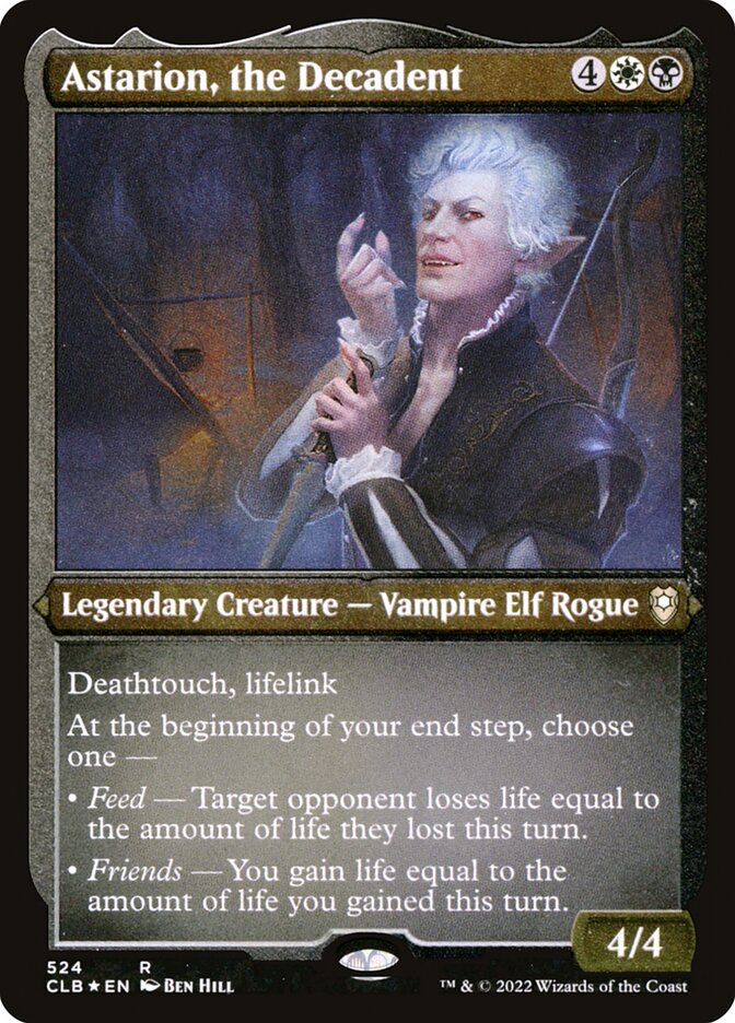 Astarion, the Decadent Etched Foil