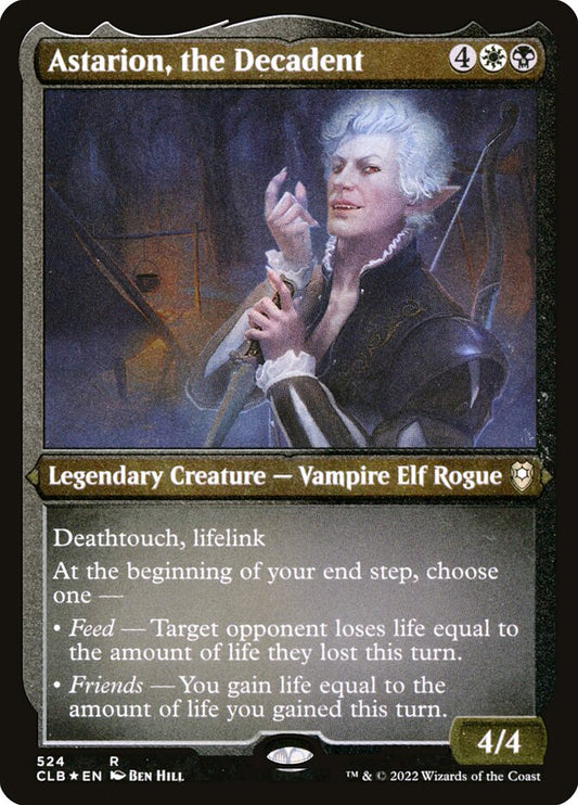 Astarion, the Decadent Etched Foil