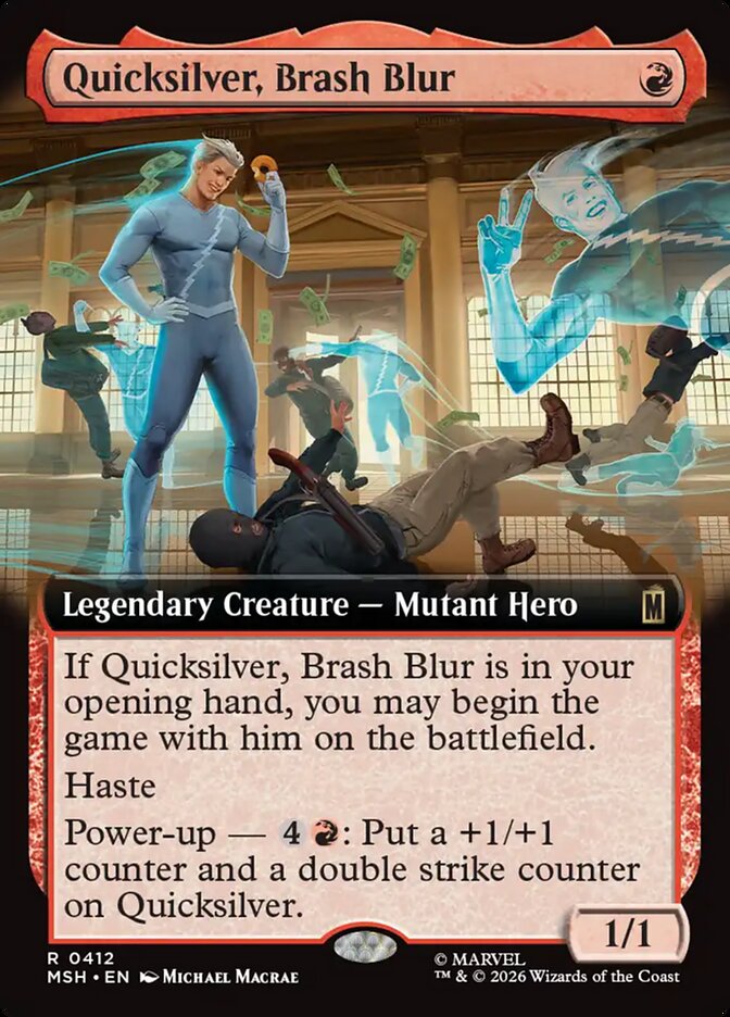 Quicksilver, Brash Blur Extended Art