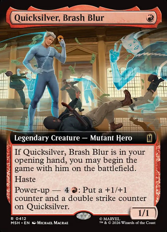 Quicksilver, Brash Blur Extended Art Foil