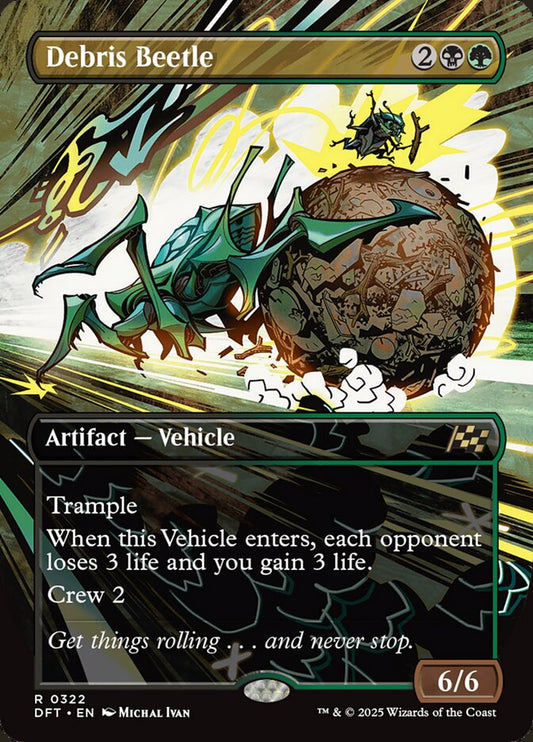 Debris Beetle Borderless Foil