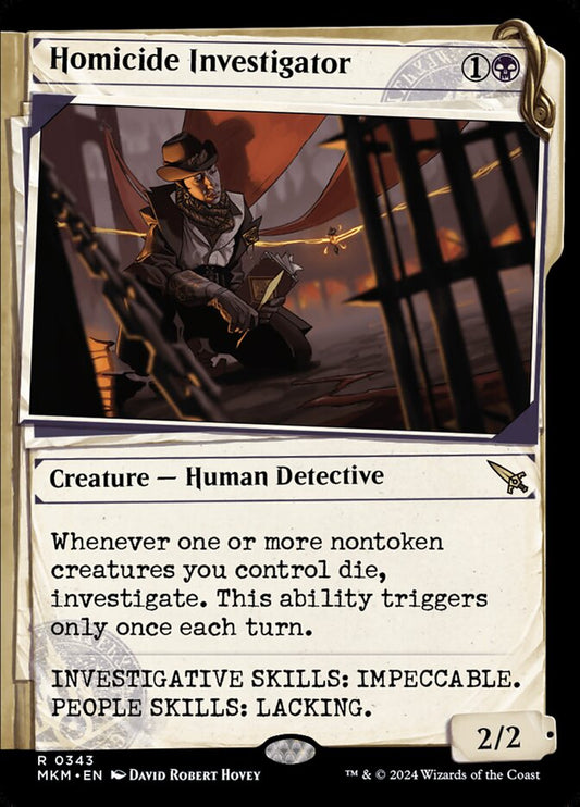 Homicide Investigator Showcase Foil
