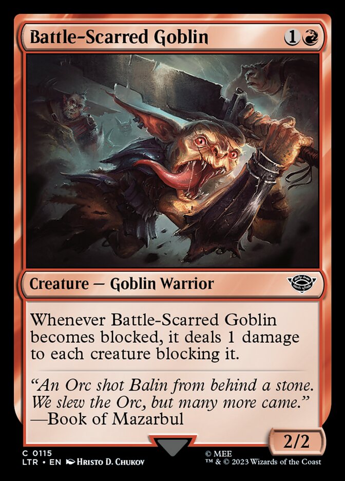 Battle-Scarred Goblin Foil