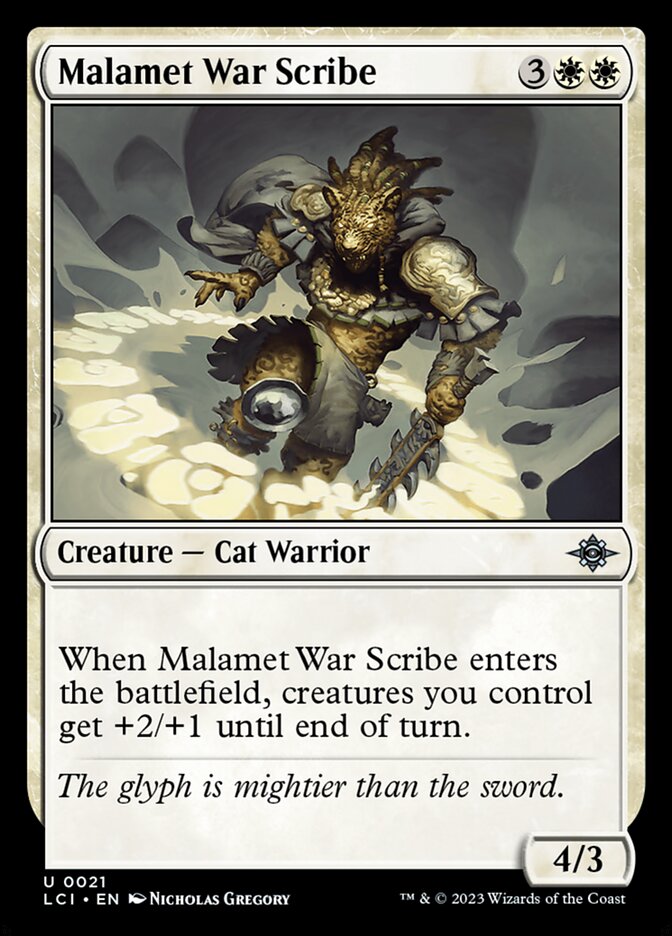 Malamet War Scribe Foil