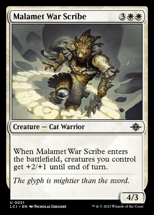 Malamet War Scribe Foil