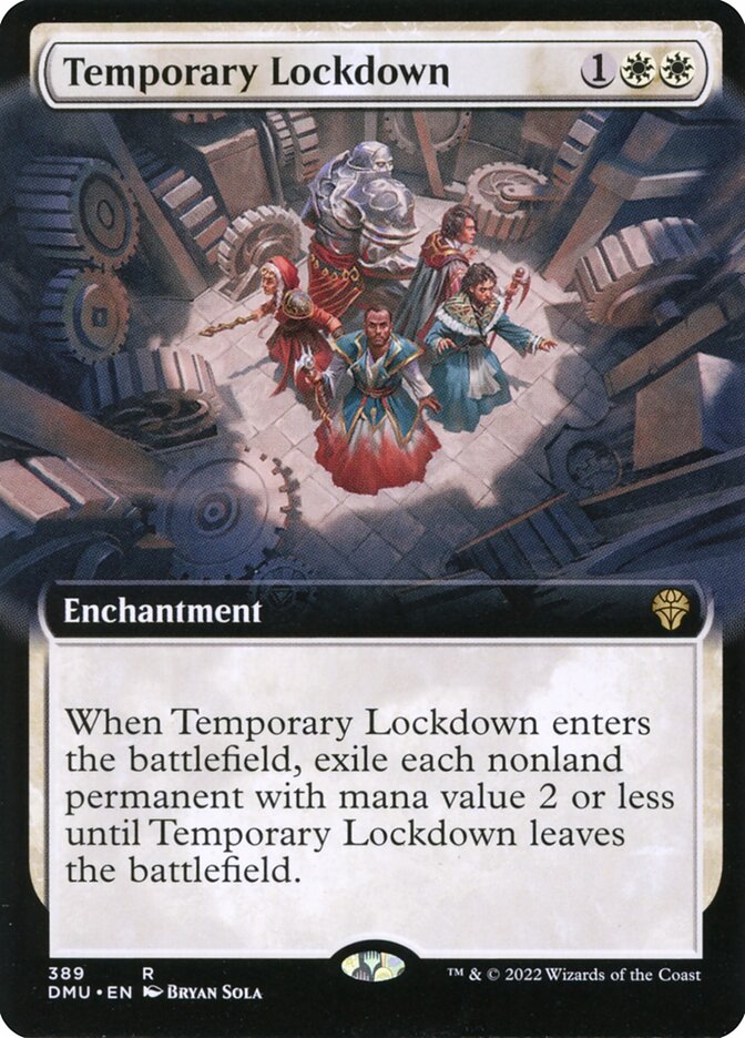 Temporary Lockdown Extended Art