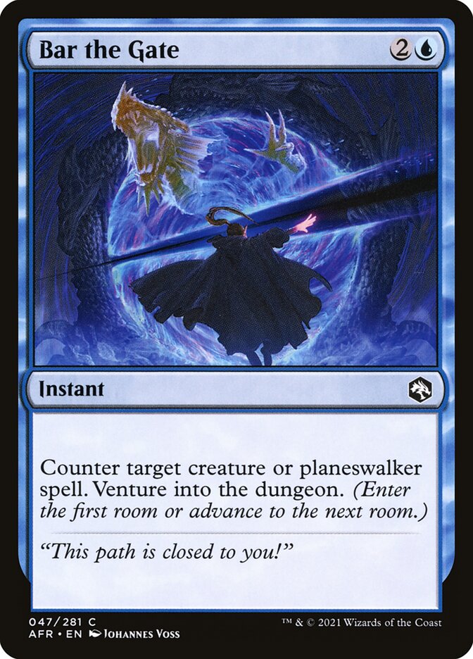 Bar the Gate Foil