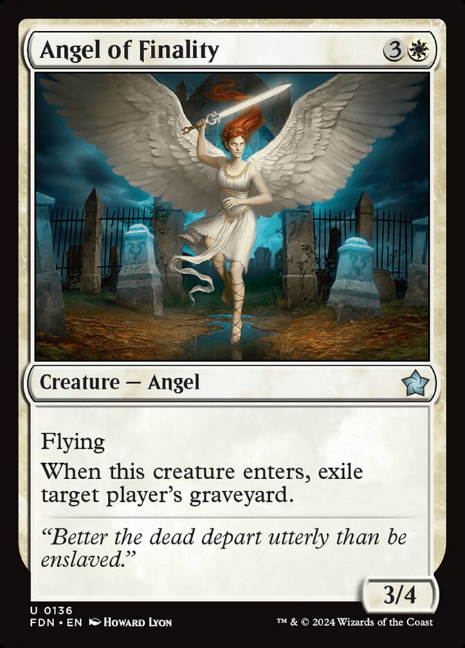 Angel of Finality Foil