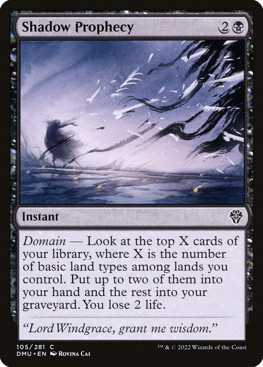Shadow Prophecy Foil