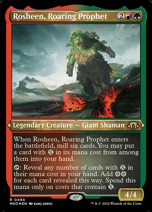 Rosheen, Roaring Prophet Etched Foil