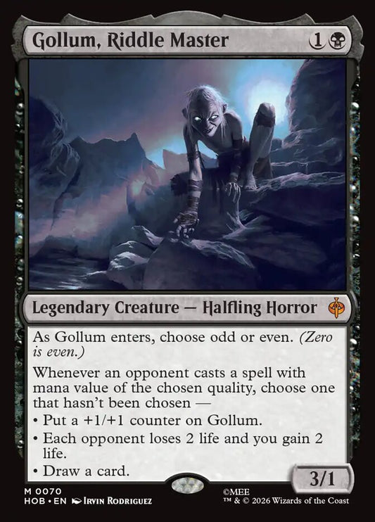 Gollum, Riddle Master Foil