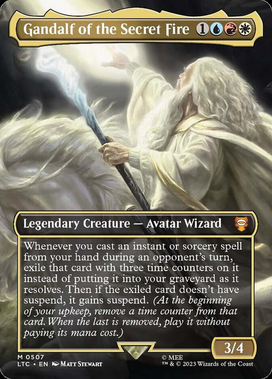 Gandalf of the Secret Fire Borderless