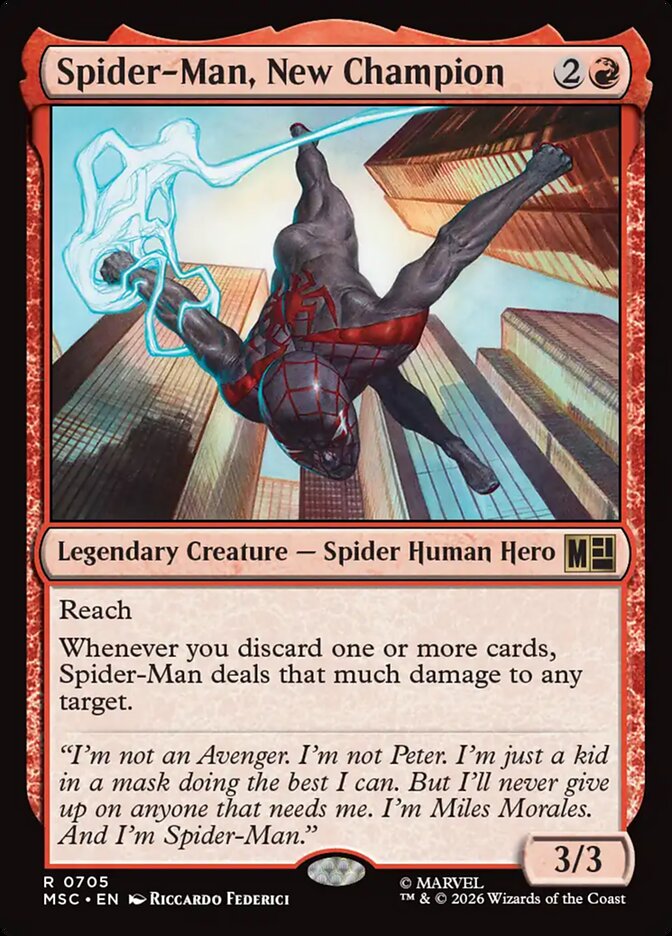 Spider-Man, New Champion Foil