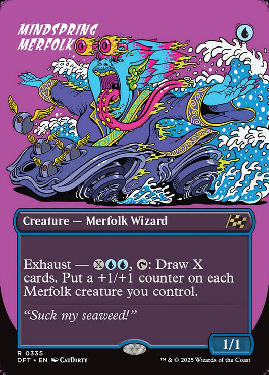 Mindspring Merfolk Borderless Foil