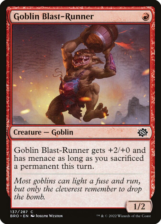 Goblin Blast-Runner Foil