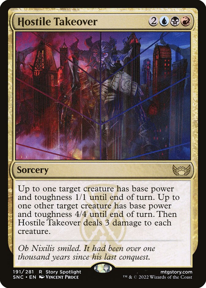 Hostile Takeover Foil