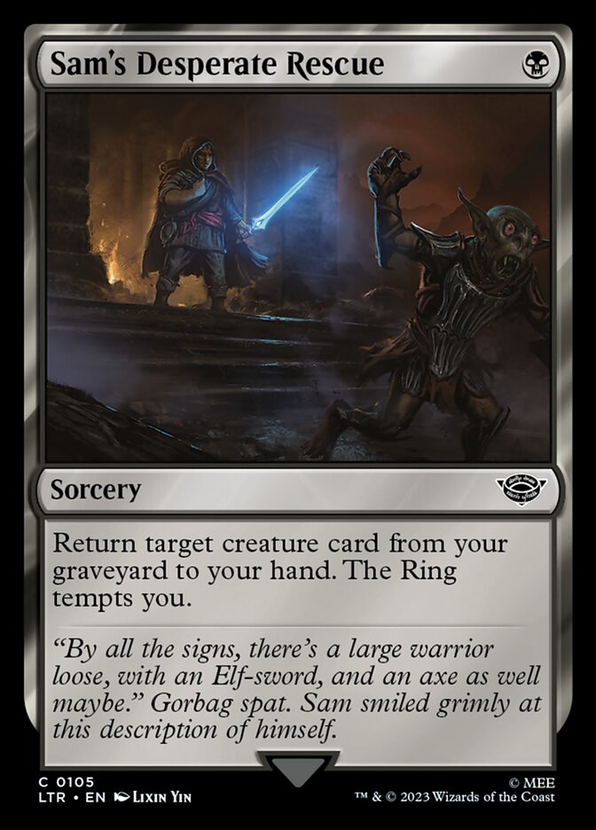 Sam's Desperate Rescue Foil