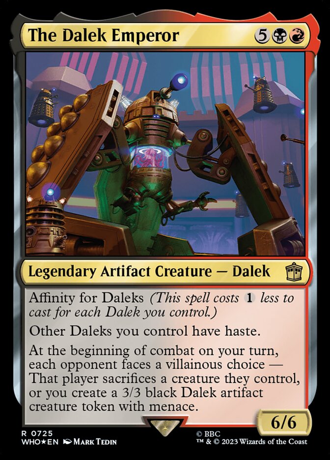 The Dalek Emperor Surge Foil