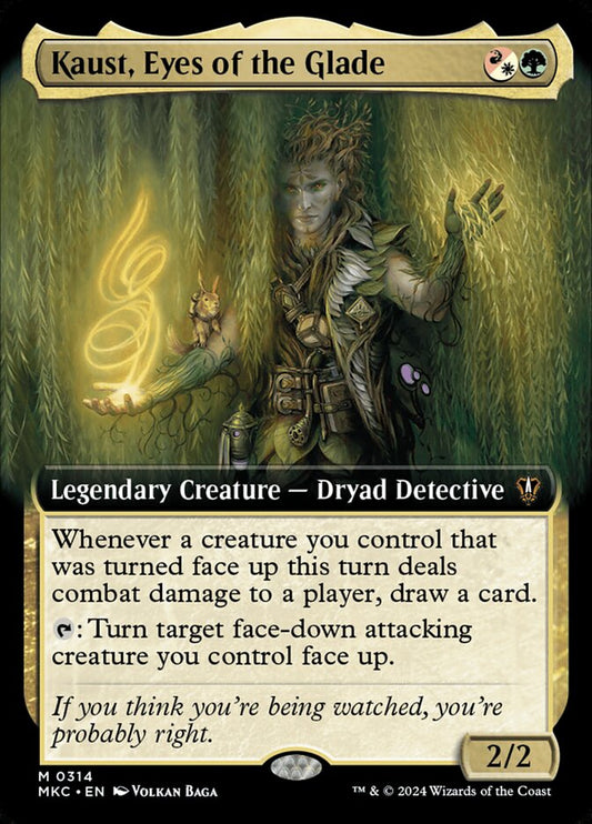 Kaust, Eyes of the Glade Extended Art Foil