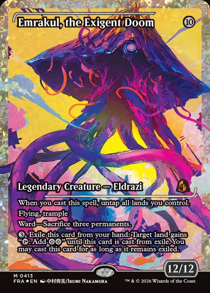 Emrakul, the Exigent Doom Japan Showcase Foil