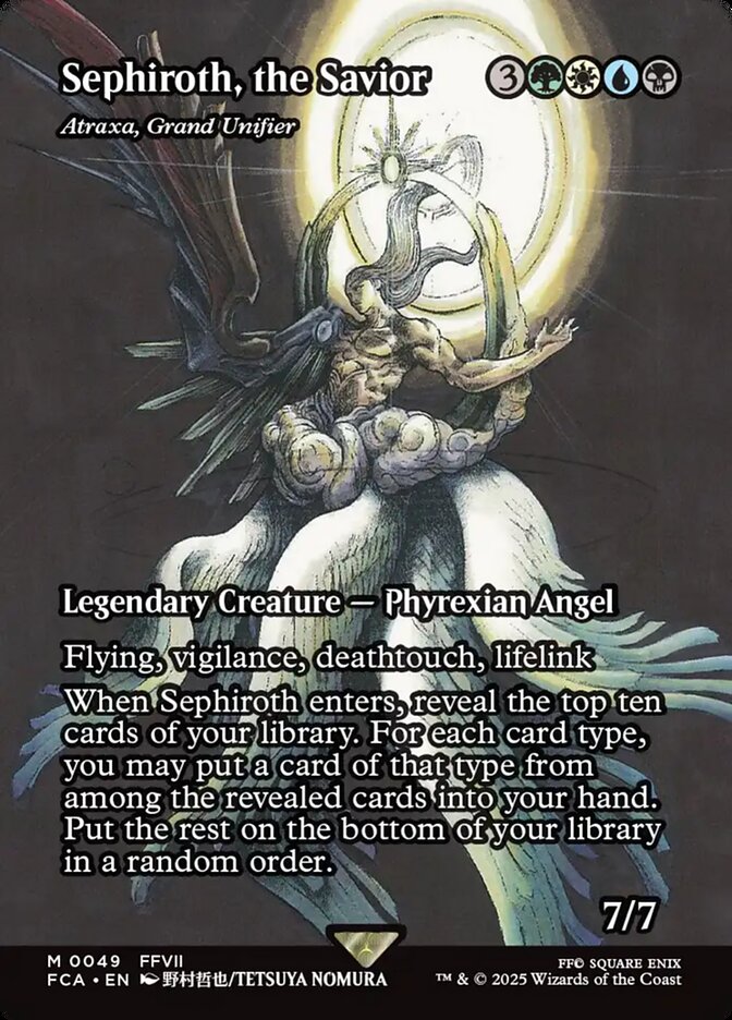 Atraxa, Grand Unifier Borderless (Sephiroth, the Savior)