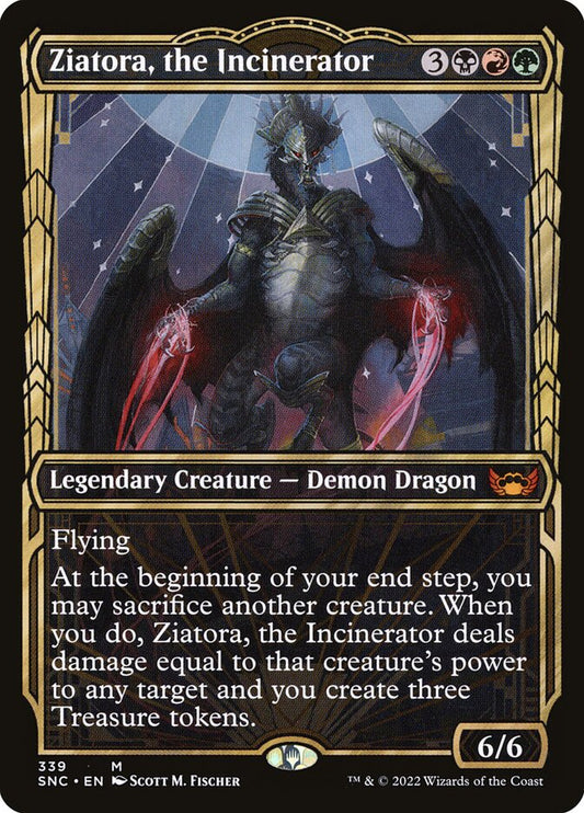 Ziatora, the Incinerator Showcase