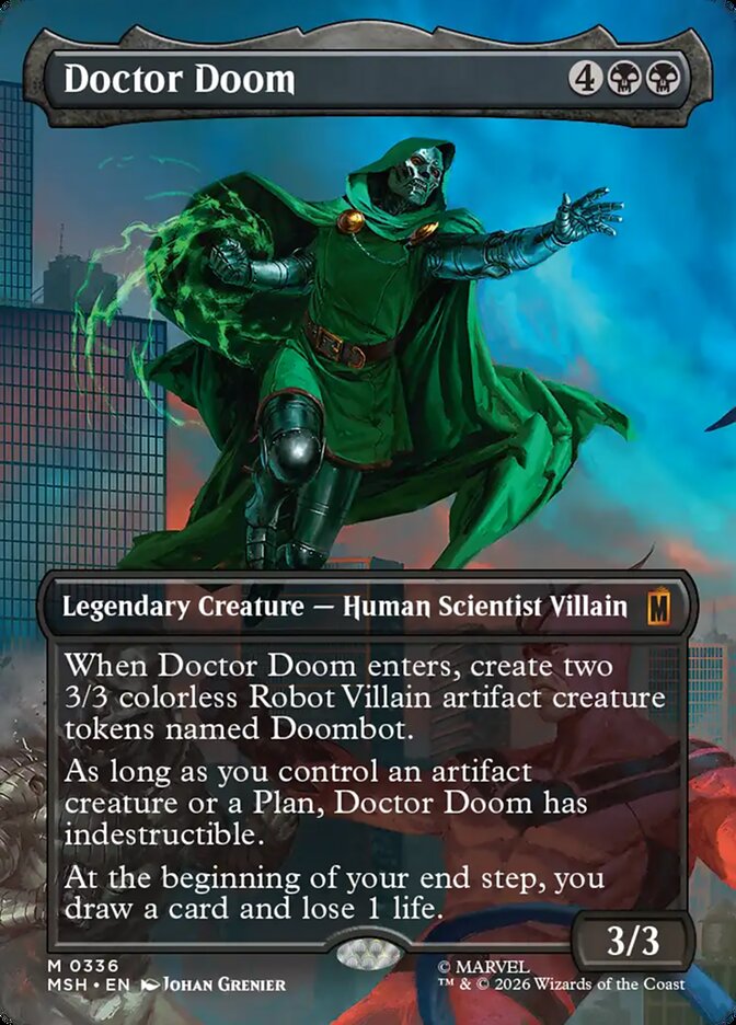Doctor Doom Borderless Scene