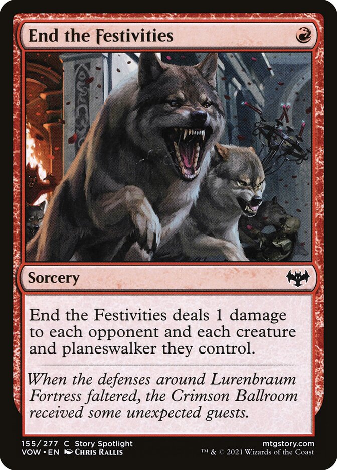 End the Festivities Foil