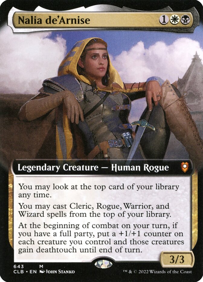 Nalia de'Arnise Extended Art