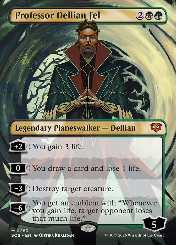 Professor Dellian Fel Borderless