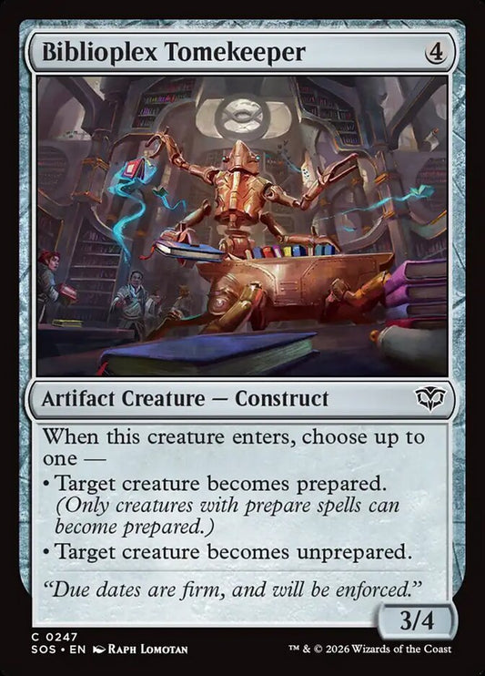 Biblioplex Tomekeeper Foil