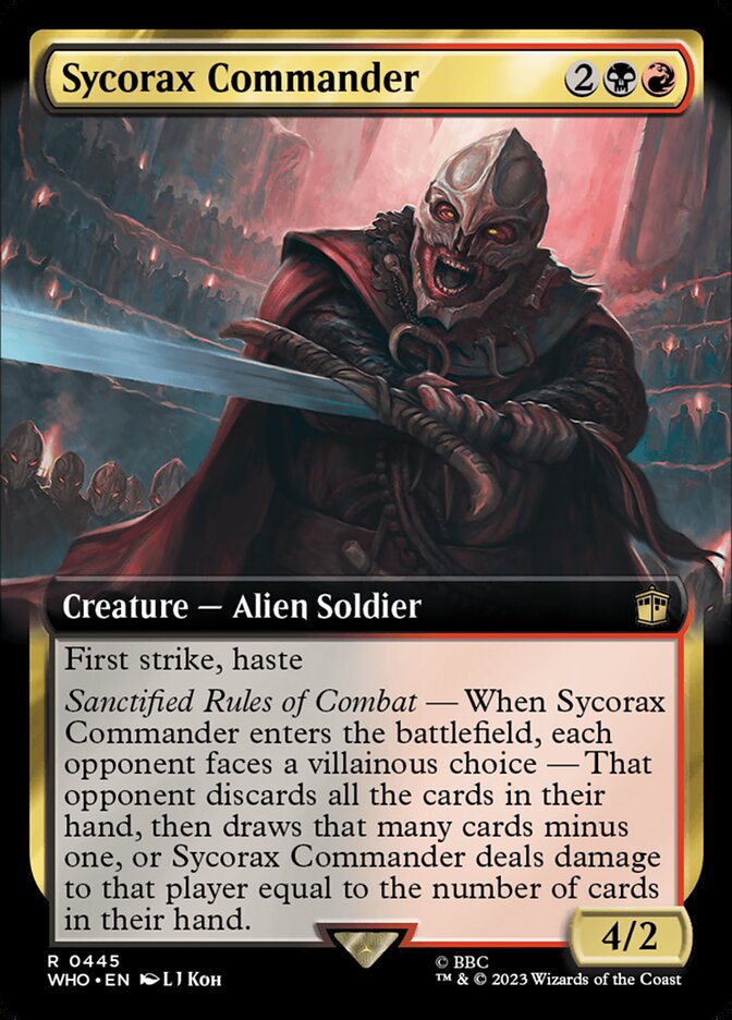 Sycorax Commander Extended Art