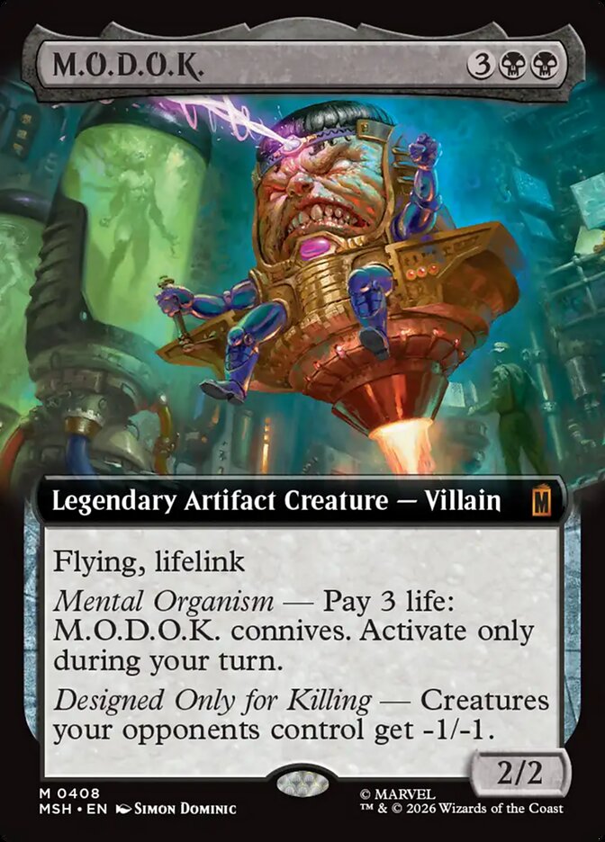 M.O.D.O.K. Extended Art