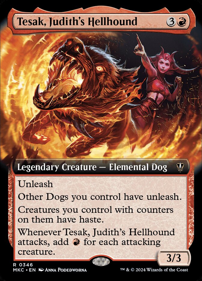 Tesak, Judith's Hellhound Extended Art