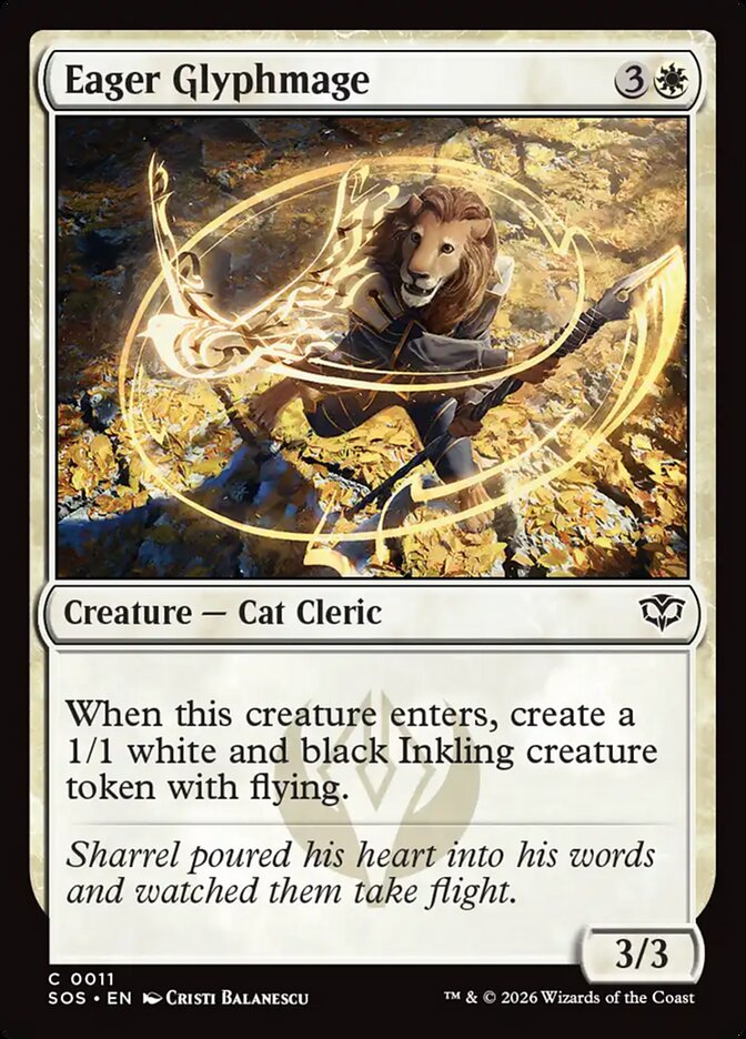 Eager Glyphmage Foil