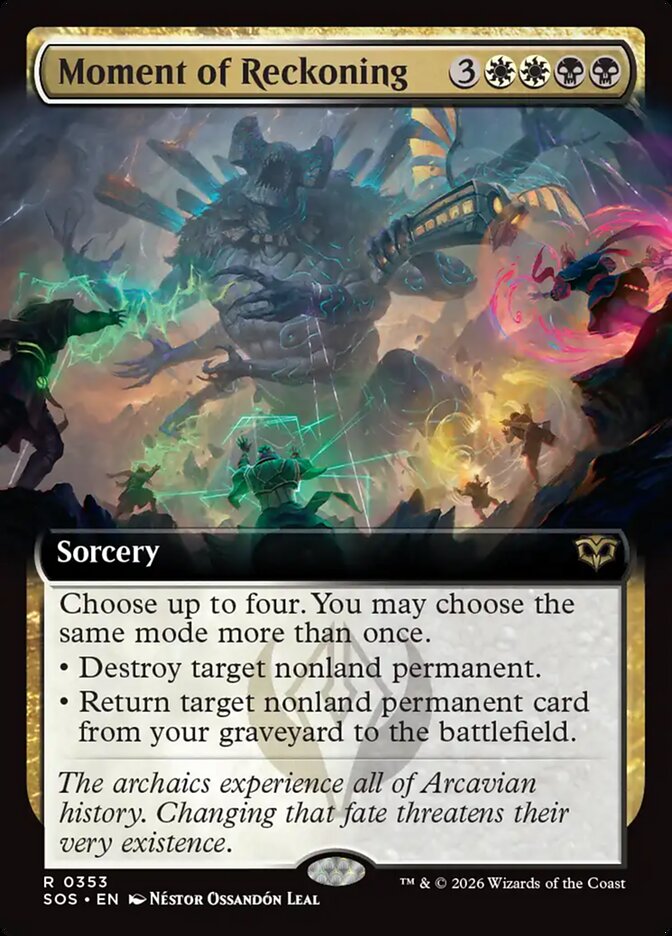 Moment of Reckoning Extended Art Foil