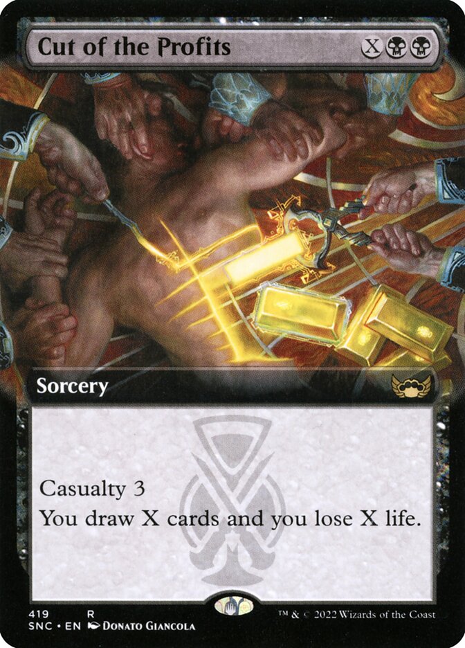 Cut of the Profits Extended Art Foil