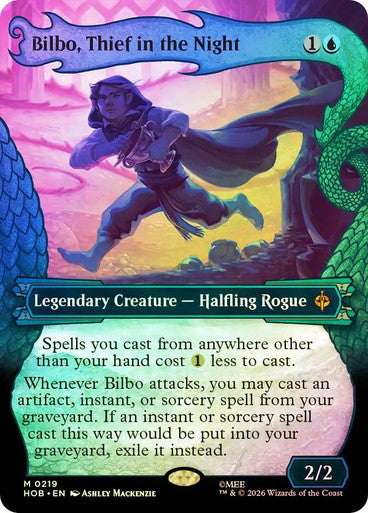 Bilbo, Thief in the Night Dragon Frame Foil