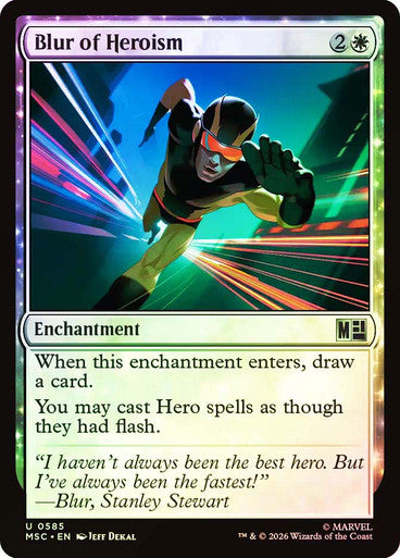 Blur of Heroism Foil