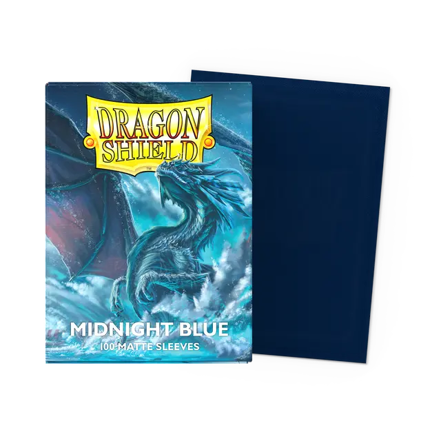 Micas Dragon Shield Midnight Blue - Matte Sleeves