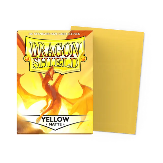 Micas Dragon Shield Yellow - Matte Sleeves