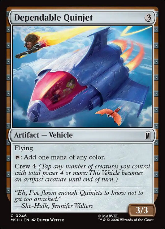 Dependable Quinjet Foil