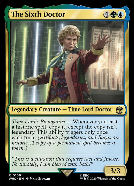 The Sixth Doctor Foil