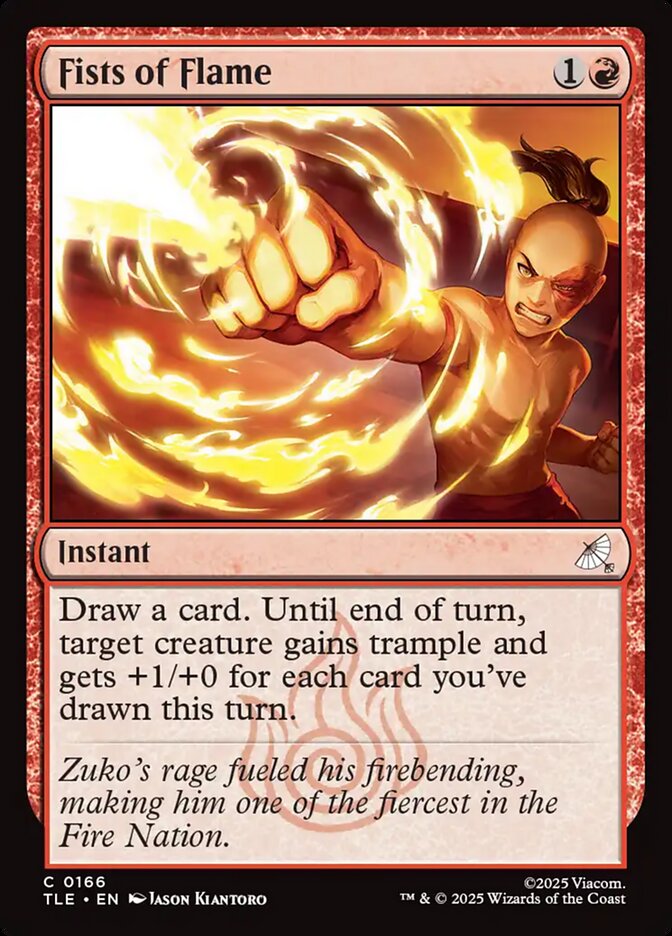 Fists of Flame Foil